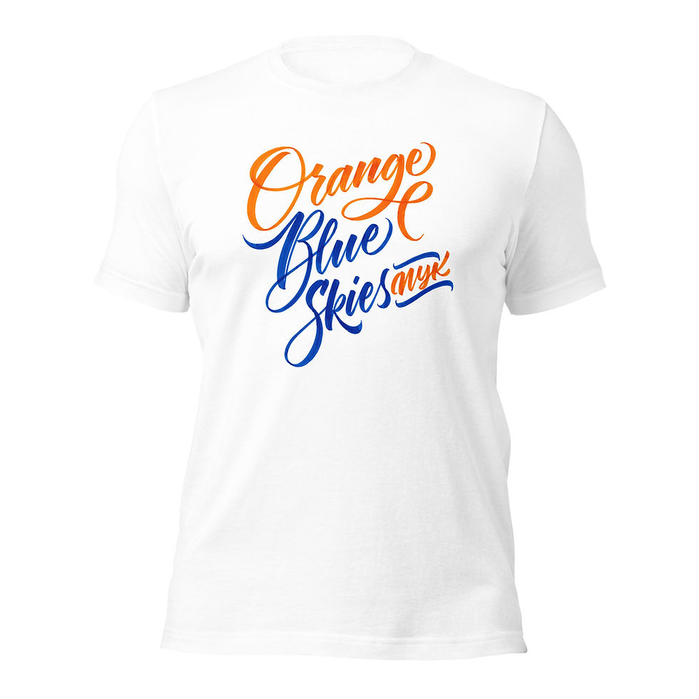 Thumbnail: Orange Blue Skies Unisex t-shirt