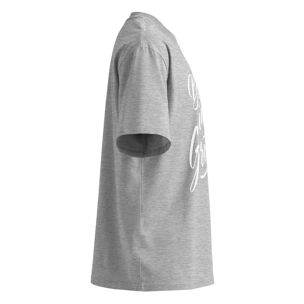 Thumbnail: Blood in the Ground Unisex organic oversized high neck t-shirt