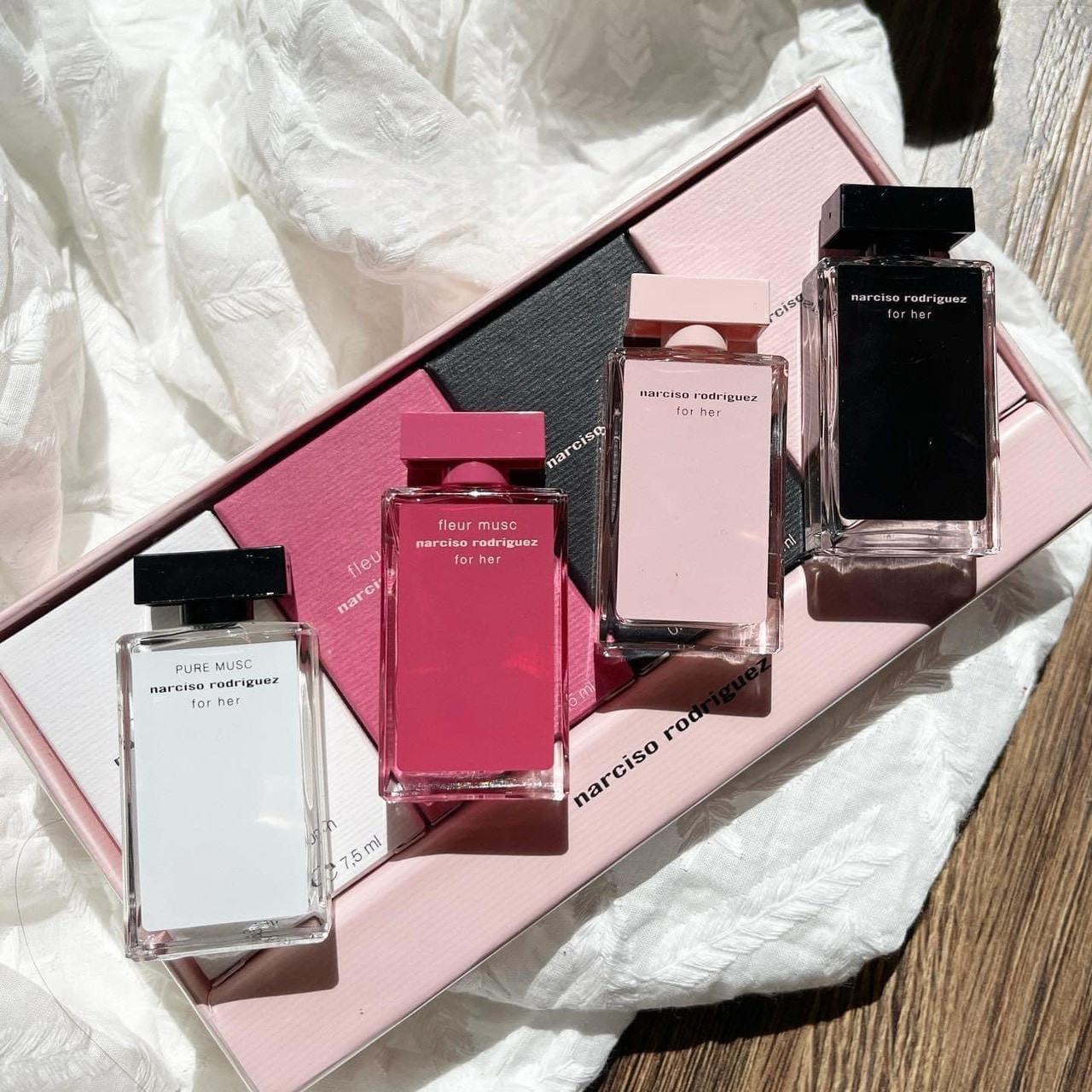 Set nước hoa Narciso Rodriguez For Her mini