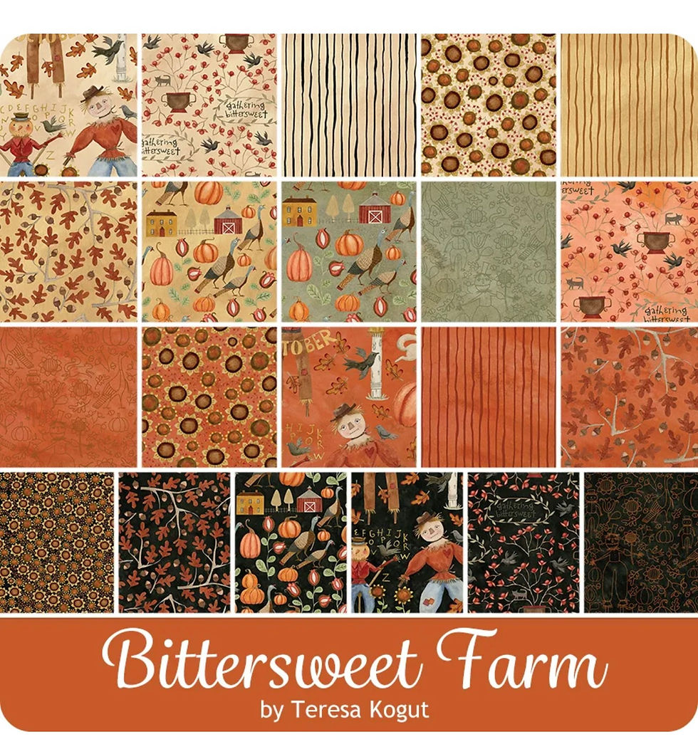 Thumbnail: Bittersweet Farm 5” Charm Pack Teresa Kogut for Riley Blake Designs 