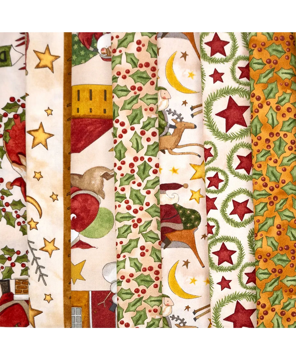 Thumbnail: Up On The Housetop Charm Pack by Teresa Kogut for Riley Blake Designs