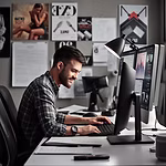 image of a professional Graphic Designer.avif