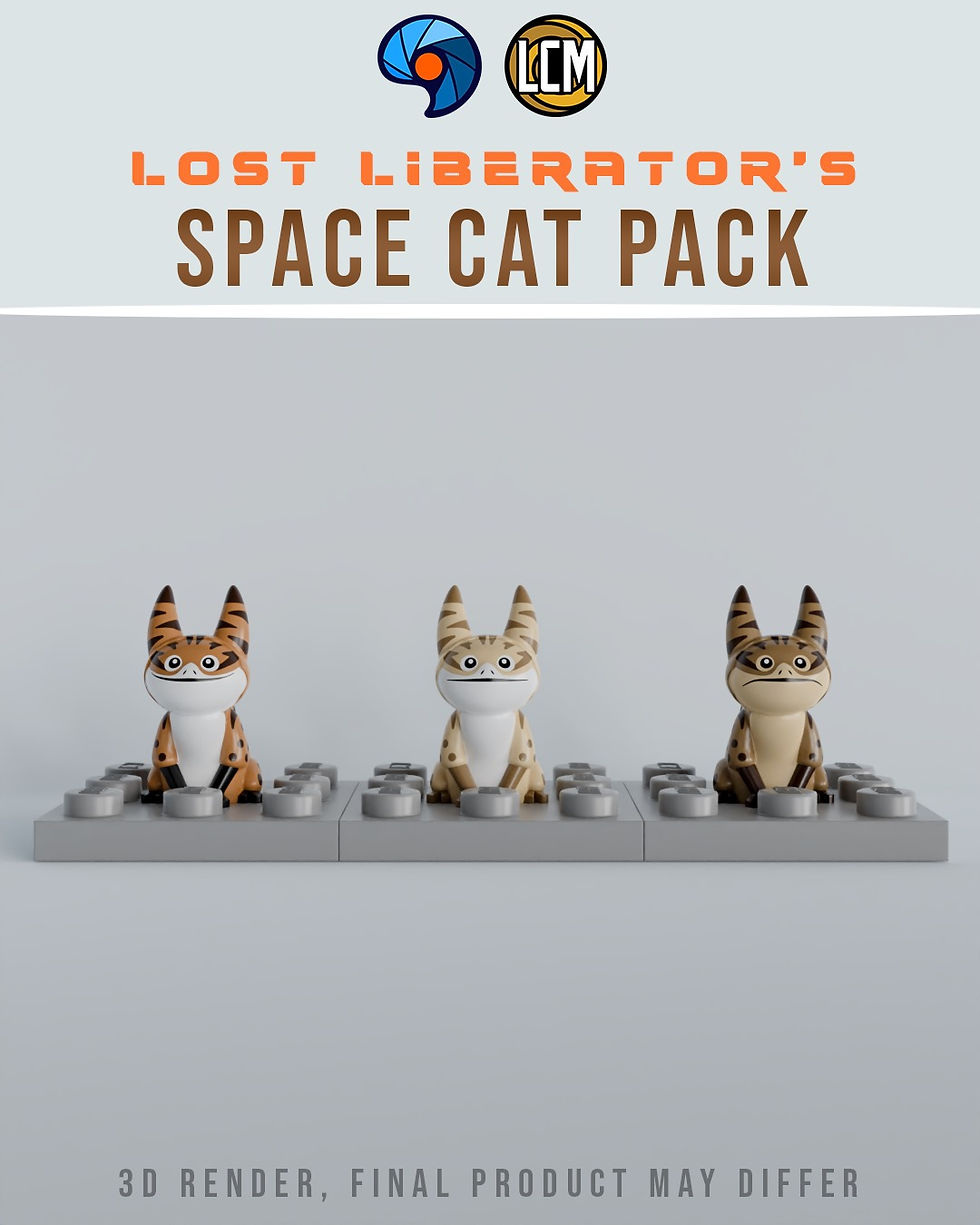 Thumbnail: Lost Liberator’s Space Cat Pack by Baggles Studio X Legend C MOC