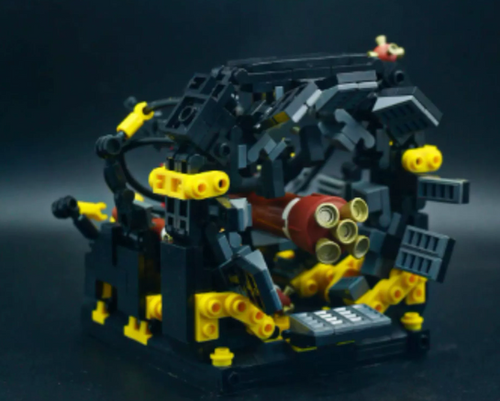 Thunderland Brick Psycho Zaku MS-06R | LEGENDCMOC