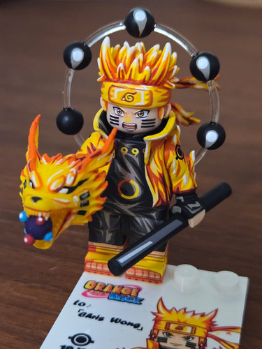 narutoko☆ Orange Brick Naruto Uzumaki, only 1 set | LEGENDCMOC