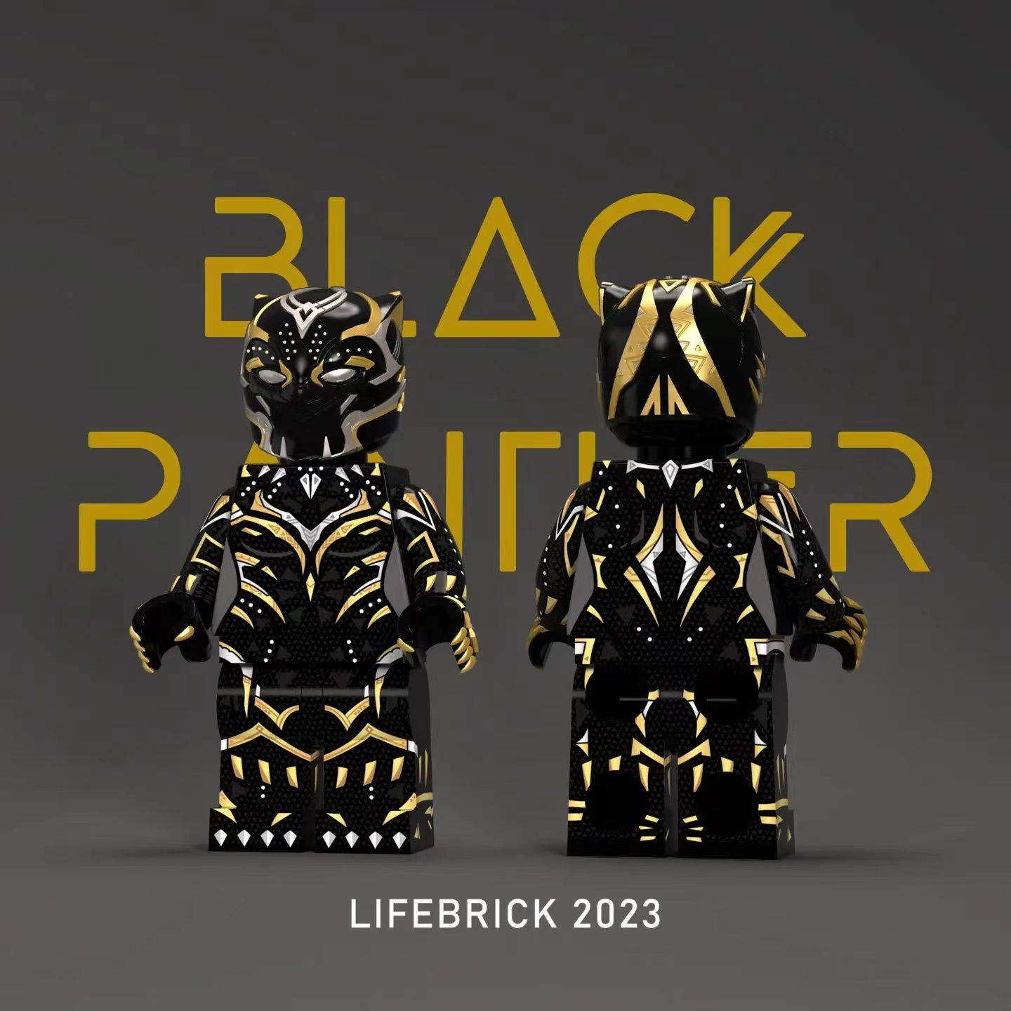 Life Brick Lady Black Panther
