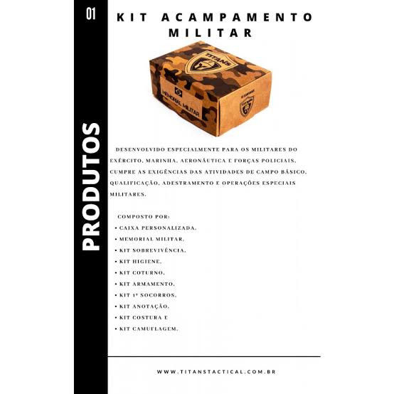 Miniatura: KIT ACAMPAMENTO MILITAR COMPLETO TITANS