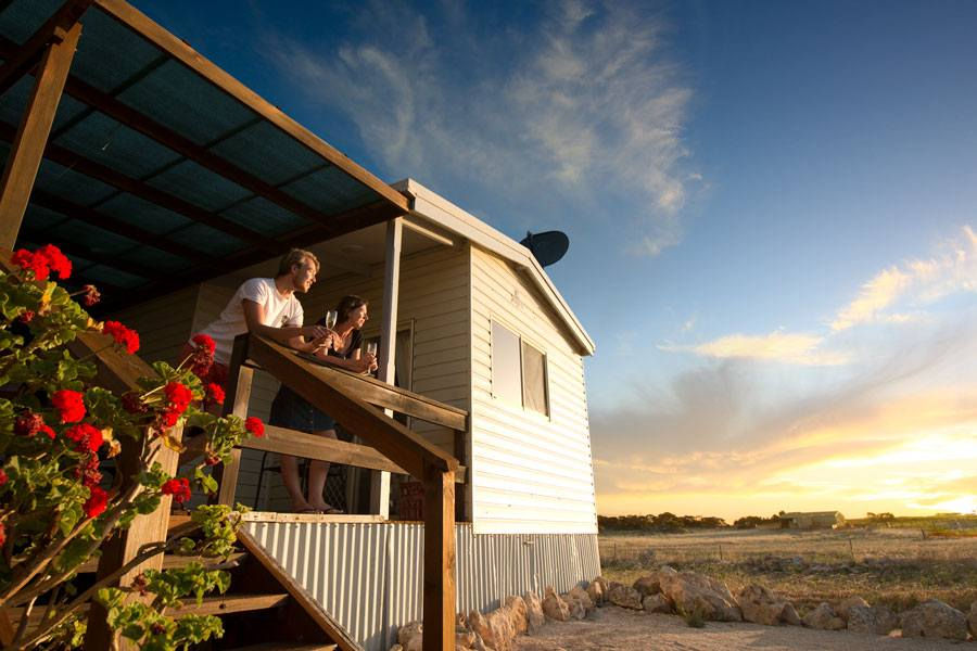 Guests enjoying Coodlie Cottage