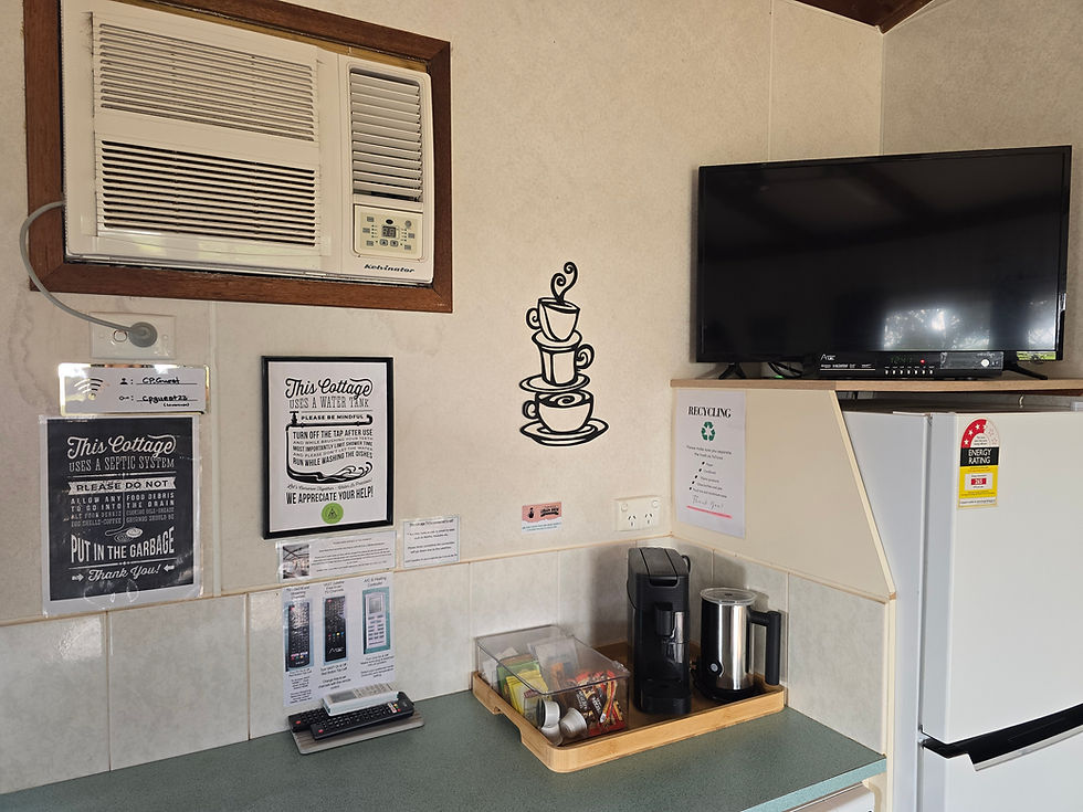 Eco-Cottage Amenities - TV