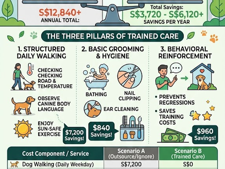 Stop Wasting Money On Dog Walkers and Groomers: How To Upskill Your MDW & Save Thousands in SG