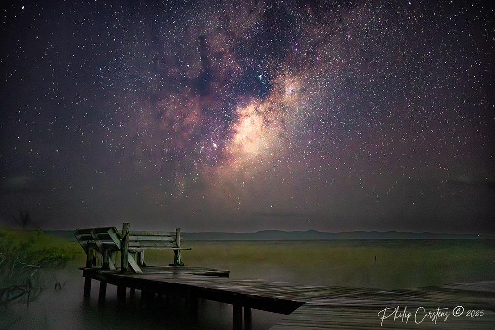 Milkyway over Kosi Bay Lake