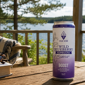 Root Wild Kombucha Wild Blueberry