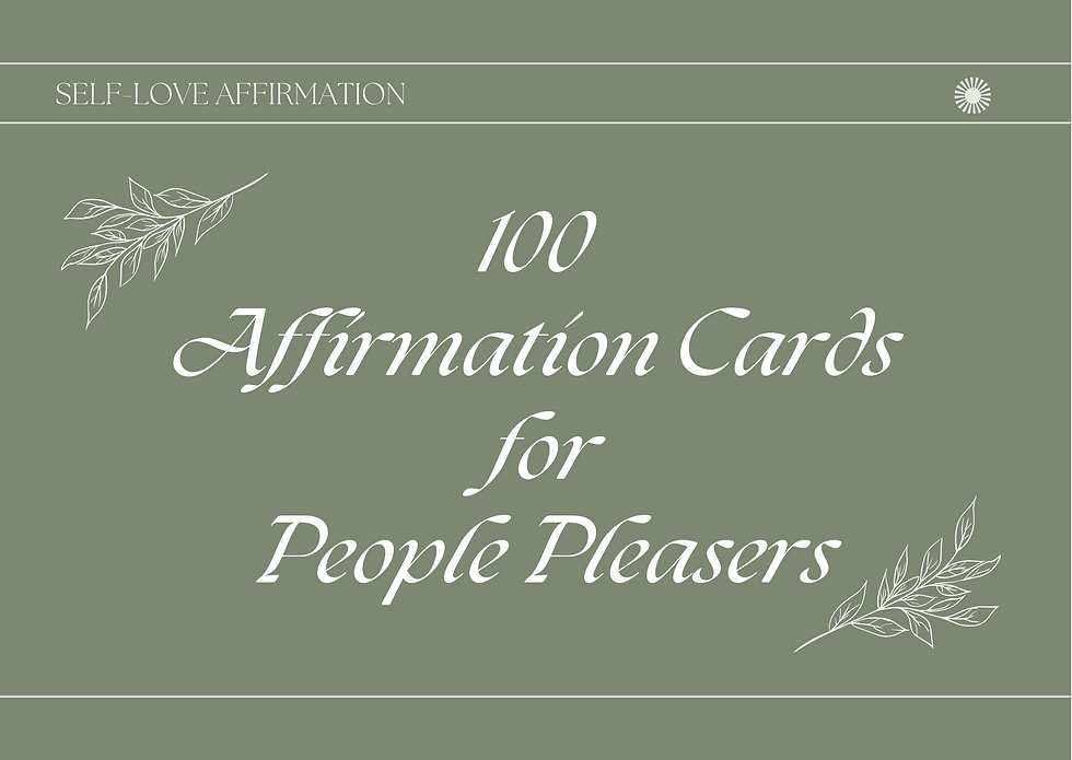 Thumbnail: 100 Affirmation Cards for The Recovering People Pleaser