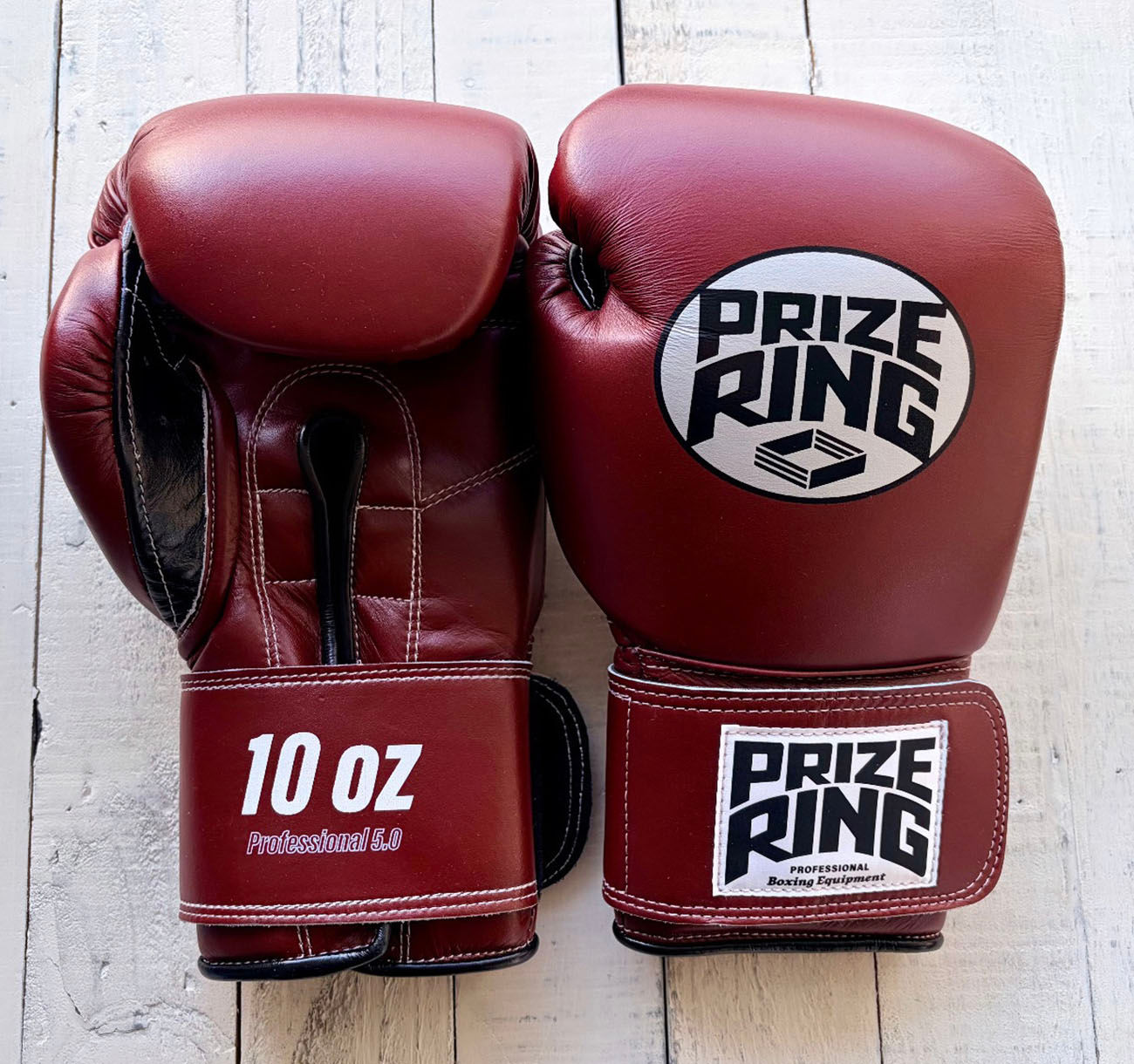 PRIZE RING "Professional 5.0" boxing gloves Maroon/Black <Limited color>
