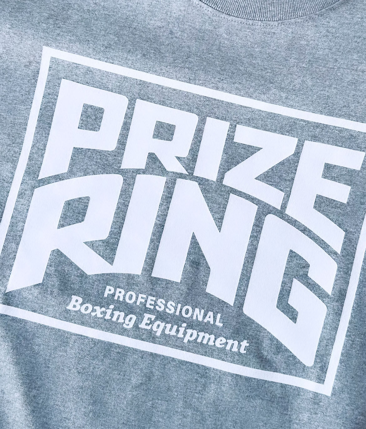 PRIZE RING Big Logo TEE Grey/White