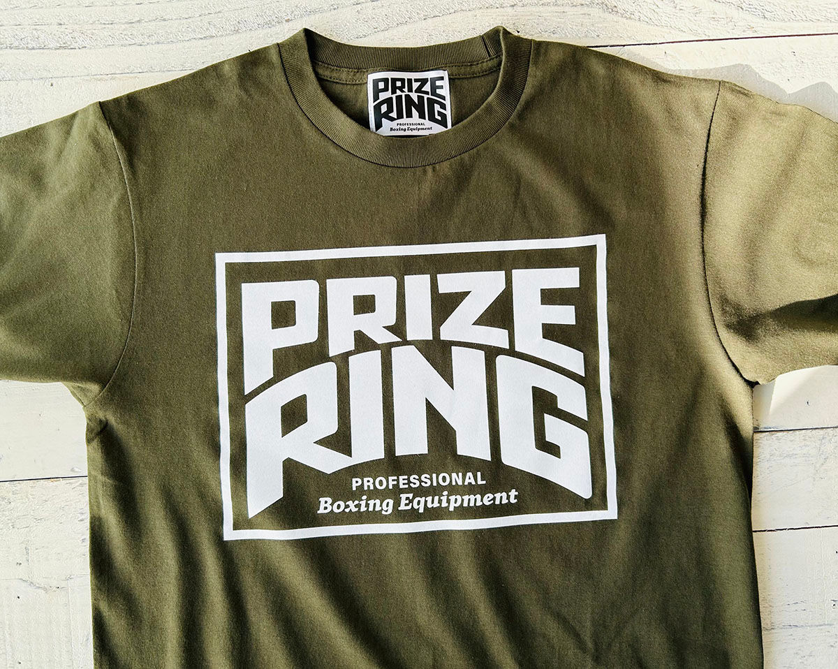 PRIZE RING Big Logo TEE Khaki