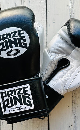 "Professional SS" boxing gloves Black/Silver 8oz,10oz,14oz,16oz
