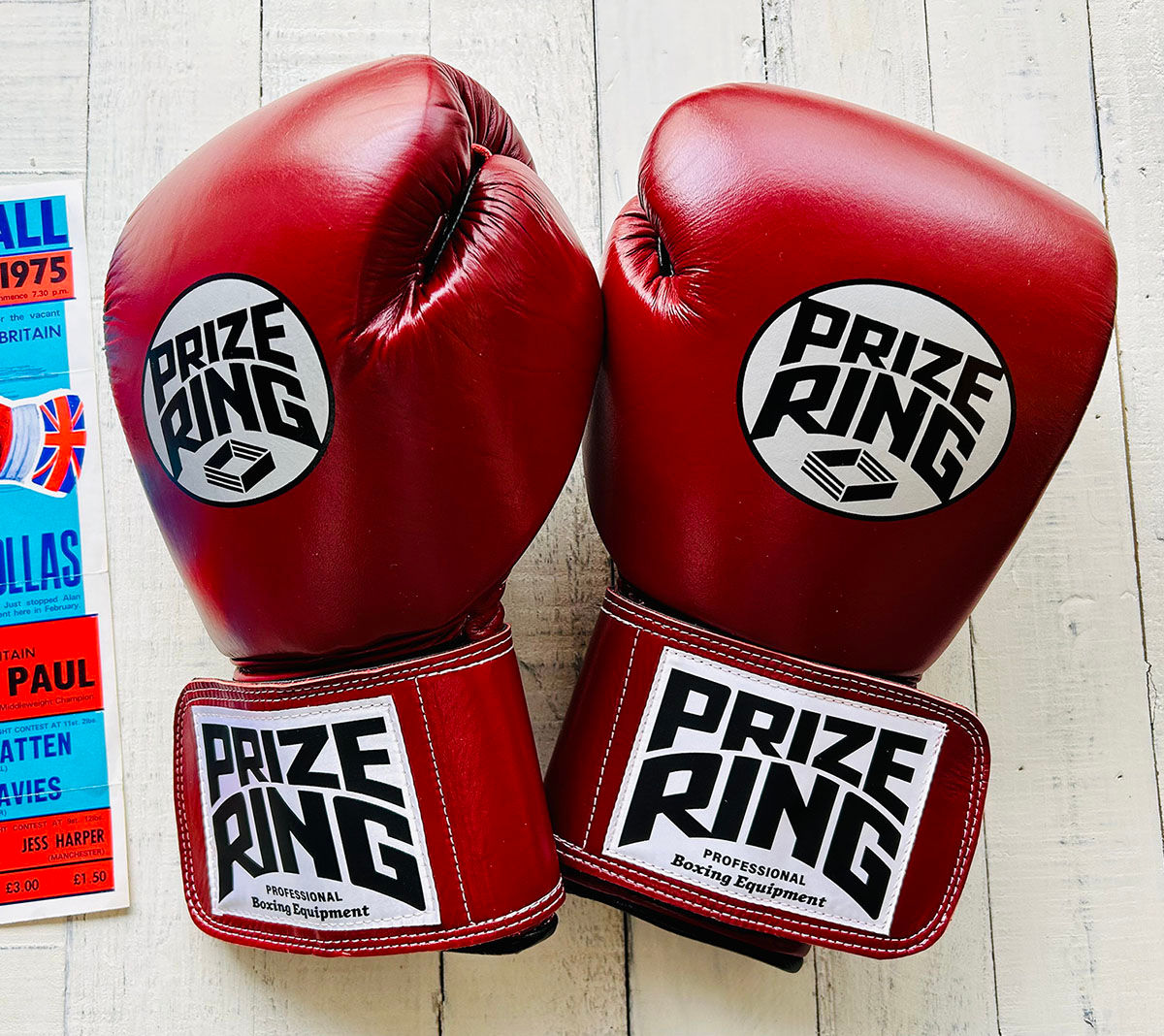 PRIZE RING "Professional 5.0" boxing gloves Maroon/Black 14oz,16oz