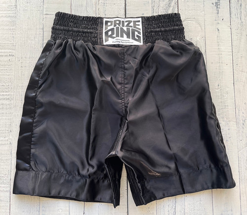 PRIZE RING Boxing shorts / Black / M, XL（2sizes） | prizeringsports
