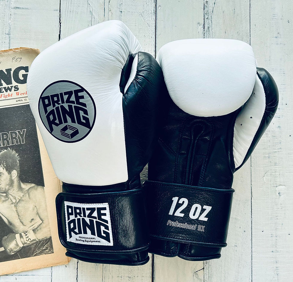 "Professional SX"(slim style) boxing gloves White/Black 12oz,14oz,16oz