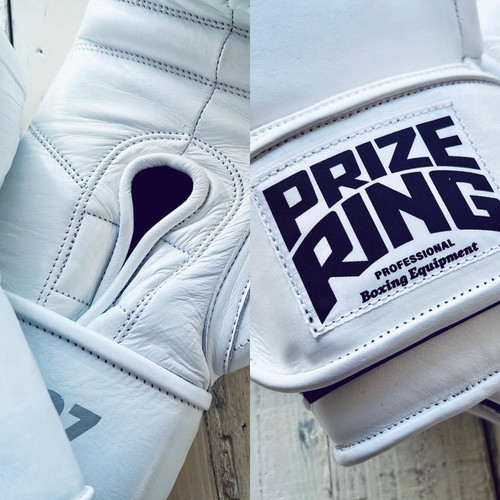 Professional SS boxing gloves All White 8oz/10oz/12oz