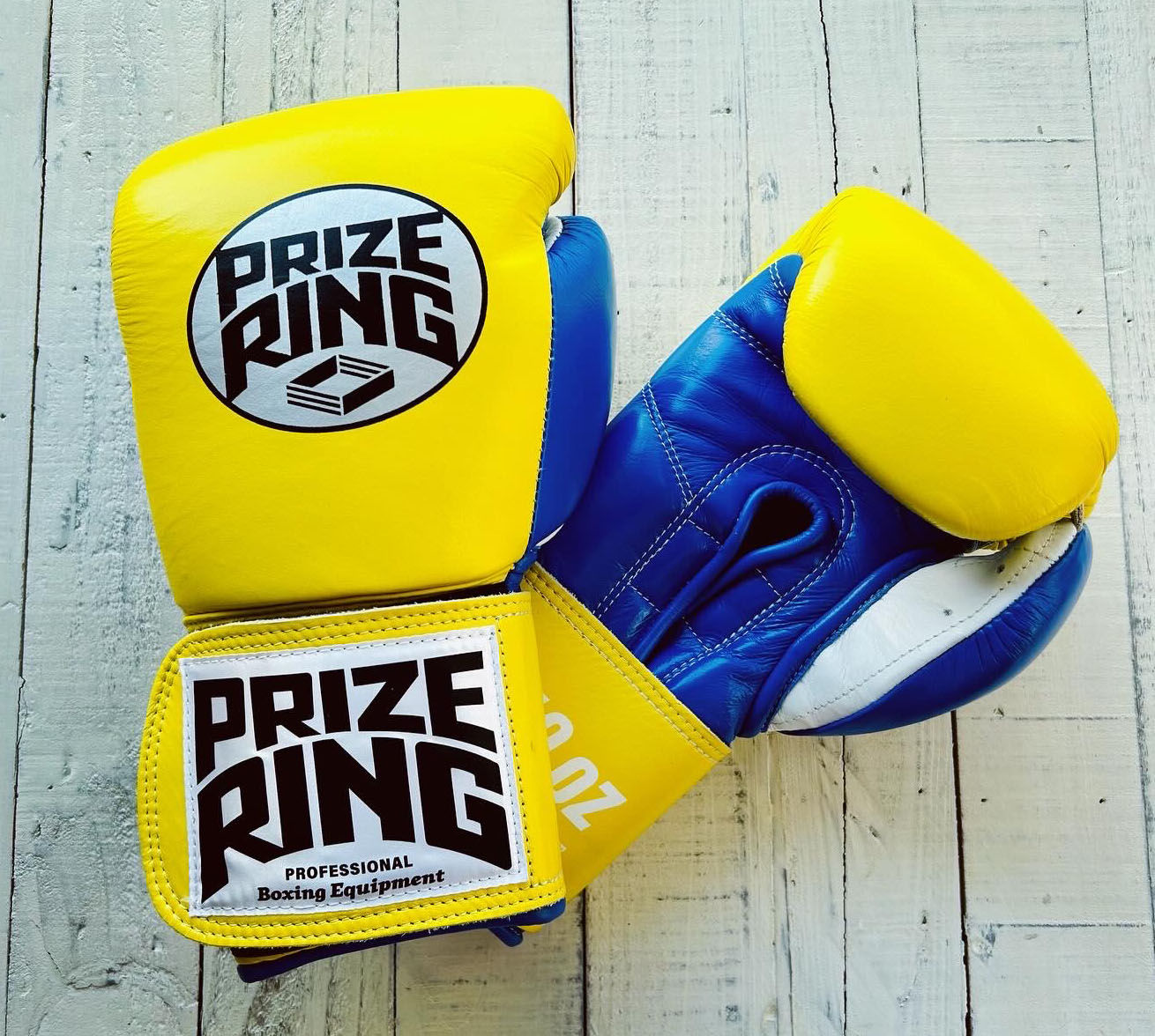 "Professional 5.0" boxing gloves Blue/Yellow 10oz