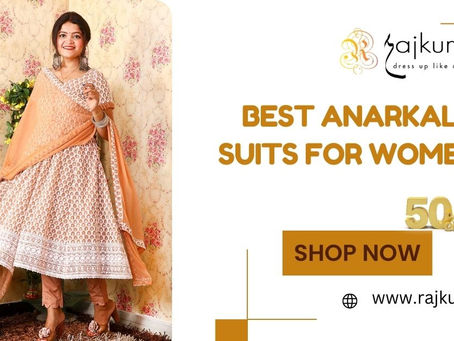 Explore Shopping Ideas For Designer Anarkali Suits For Women