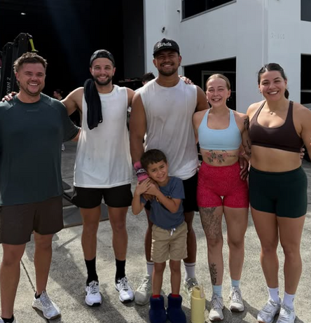 Family group photo Hendra gym