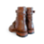 Thumbnail: Tobacco Leather TANKER Boots. THOMPSON