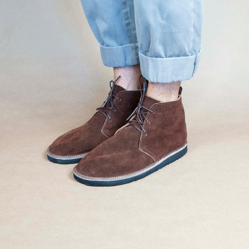 Tencha Chukka Brown Suede Teko Footwear - Main Image