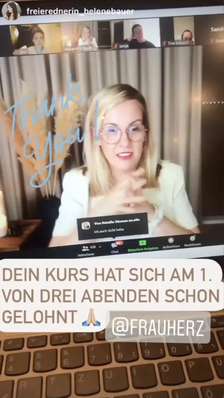 Frau Herz Testimonial