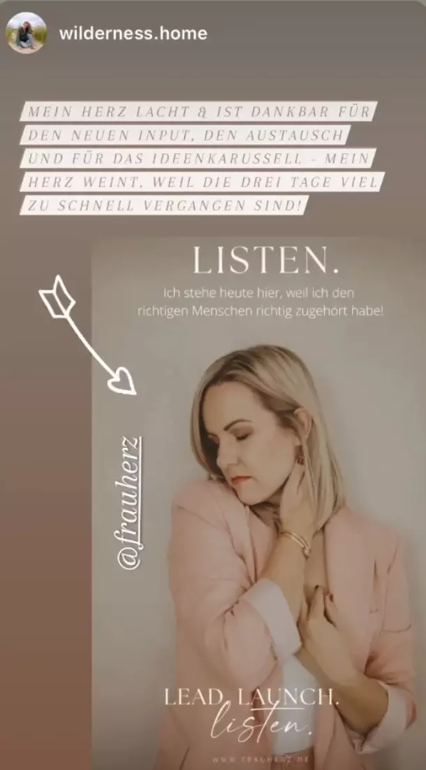Frau Herz Testimonial