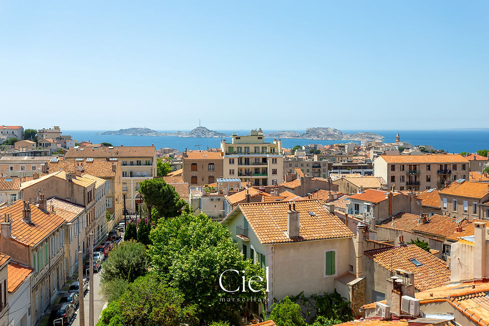 Vue sur Marseille depuis les hauteurs de Bompard