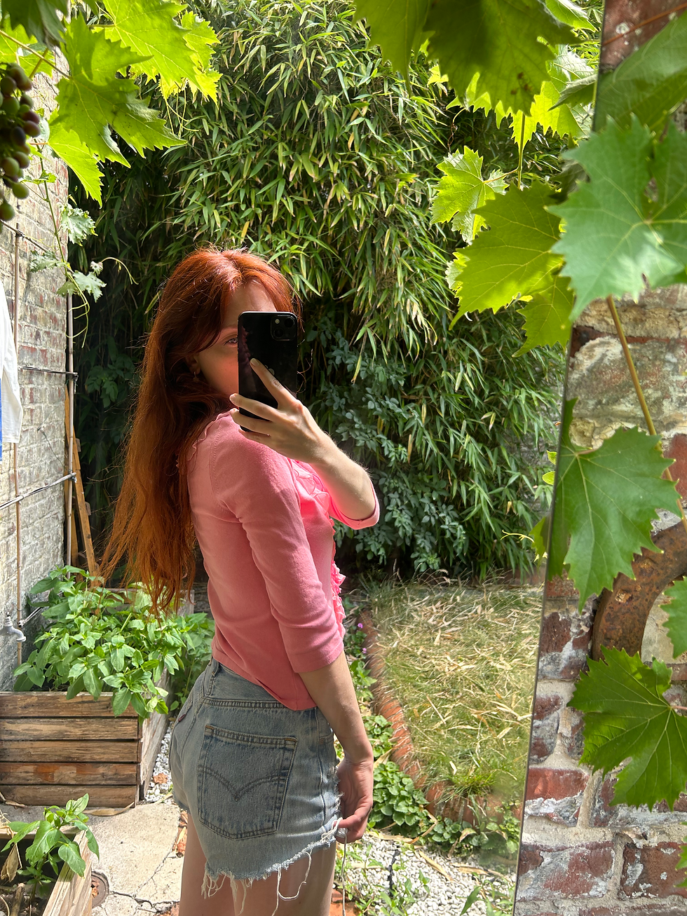 Miniature : BluGirl by BluMarine pink knitted cardigan