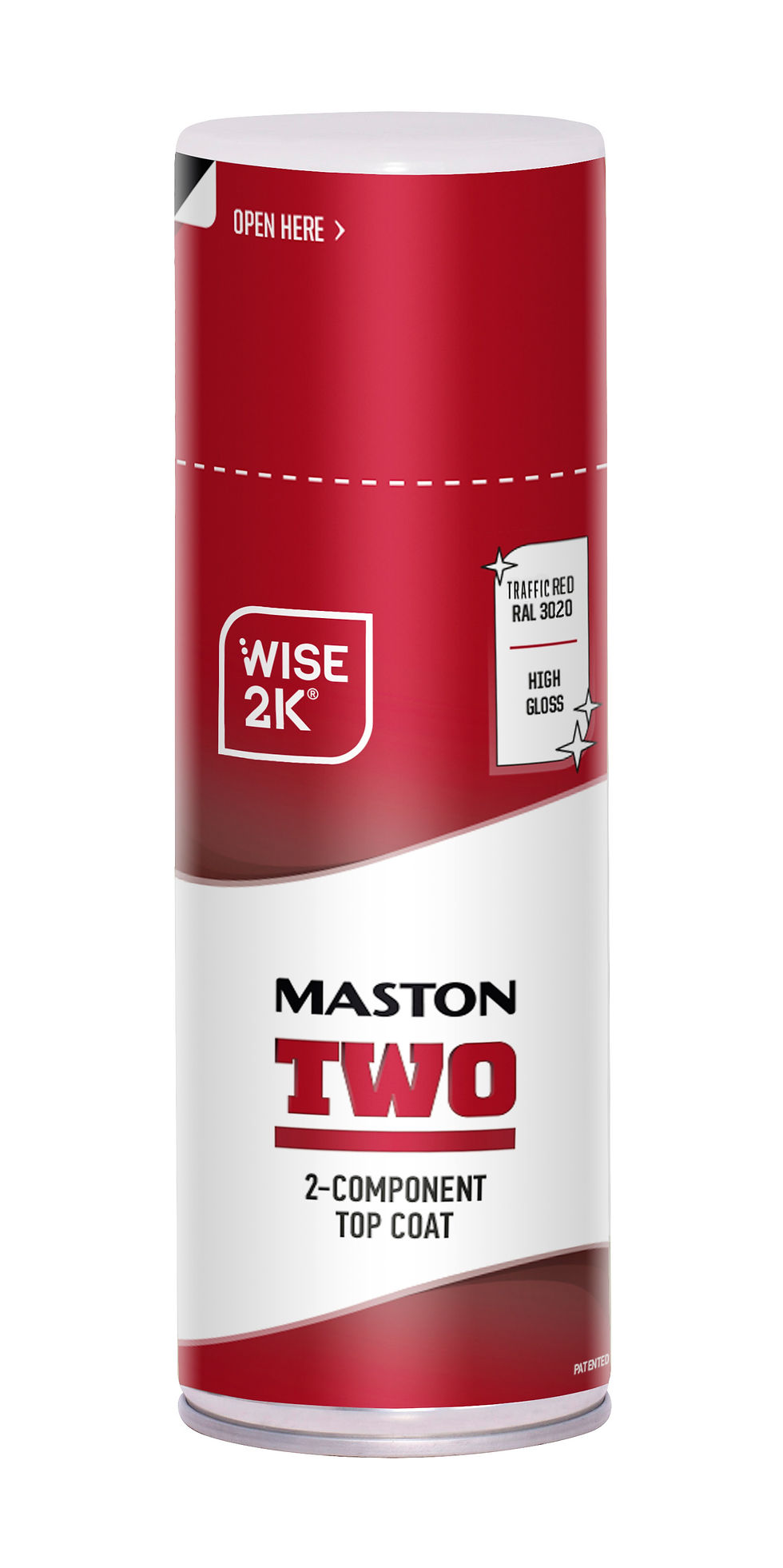 Thumbnail: Maston TWO 2K Decklack  400ml schwarz matt/glänzend