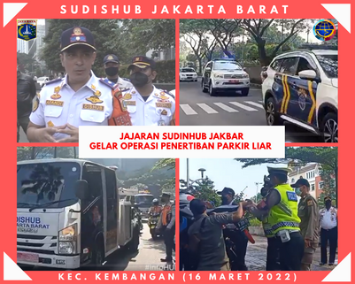 JAJARAN SUDINHUB JAKBAR GELAR OPERASI PENERTIBAN PARKIR LIAR.