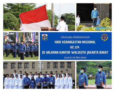 JAJARAN SUDINHUB JAKBAR MENJADI PETUGAS UPACARA HARI KEBANGKITAN NASIONAL 2022. 