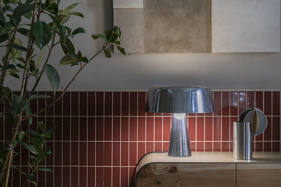 Lámpara de metal elegante