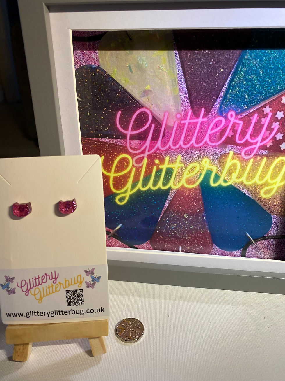 Thumbnail: Mini Cat Shaped Stud Earrings