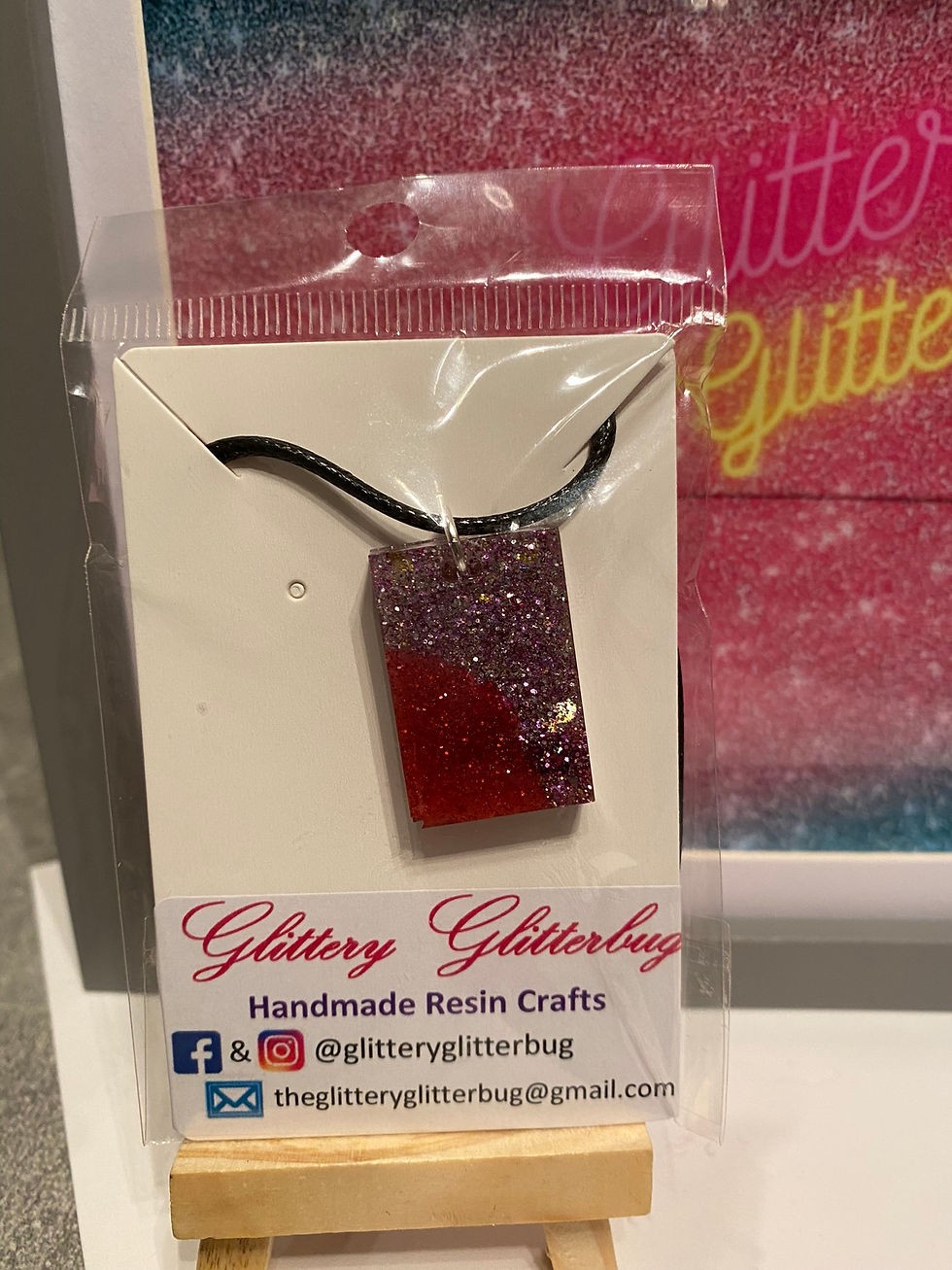 Thumbnail: Small Rectangular Shaped Necklace