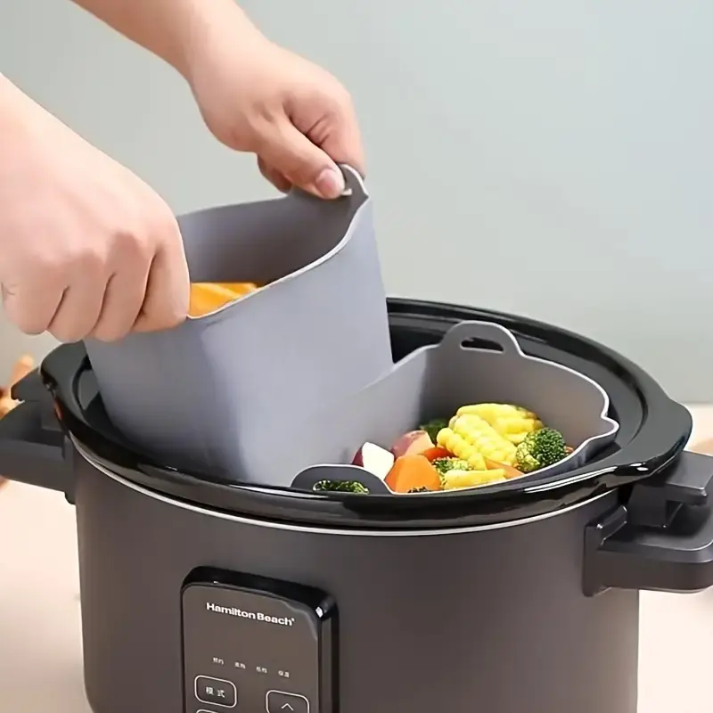 Separador De Olla De Cocción Lenta Forro De Silicona
