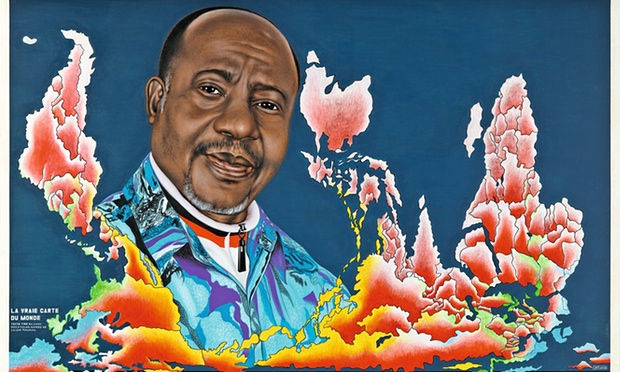 La Vraie Carte du Monde, by Chéri Samba, 2011
