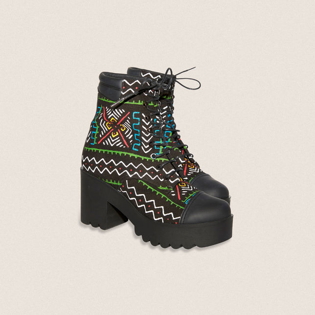Bottines en matière végétale Lilly Wood & The Prick pour Robert Clergerie