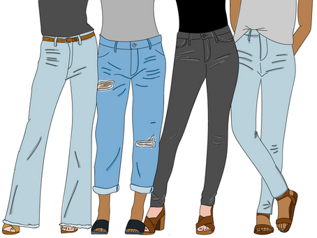 Abercrombie & Fitch x Bustle présentent Le Dictionnaire du Denim illustré