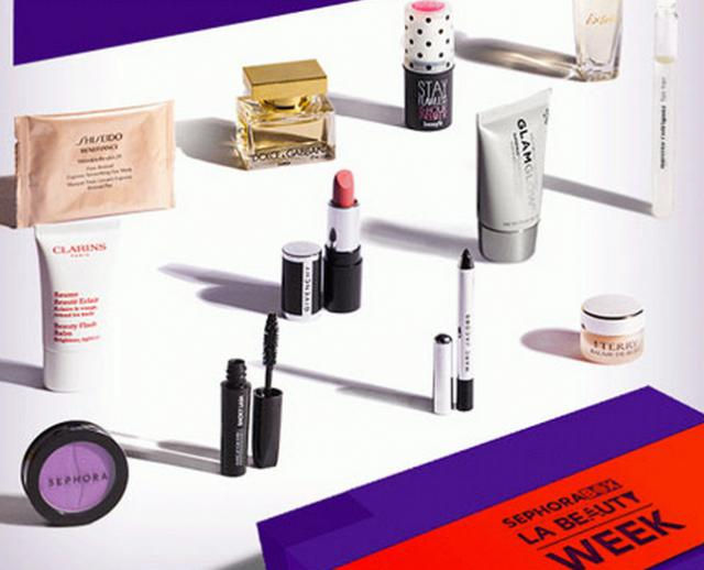 Sephora box LA Beauty Weeks