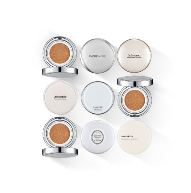 La gamme de produits du groupe AmorePacific
