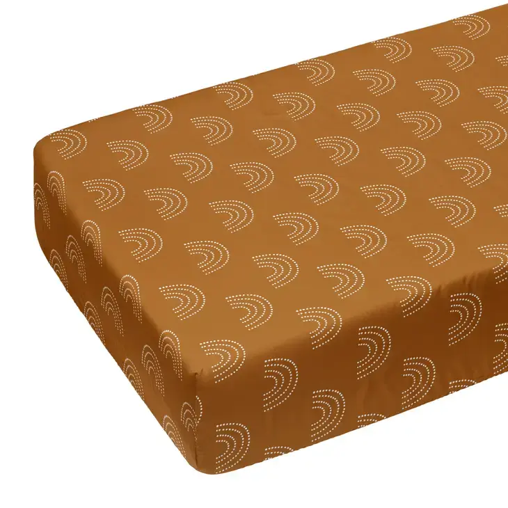 Sienna Rainbows 100% Cotton Crib Sheet