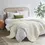 Thumbnail: Handmade Chenille Chunky Knit Throw, Ivory