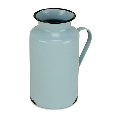 Lacquered Blue with Black Rim Jug Decor by Cheungs