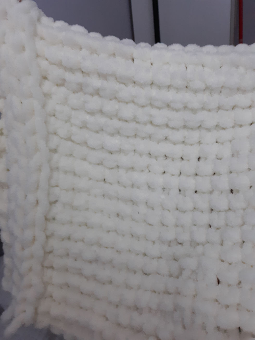 Thumbnail: Large Hand Knit Blanket